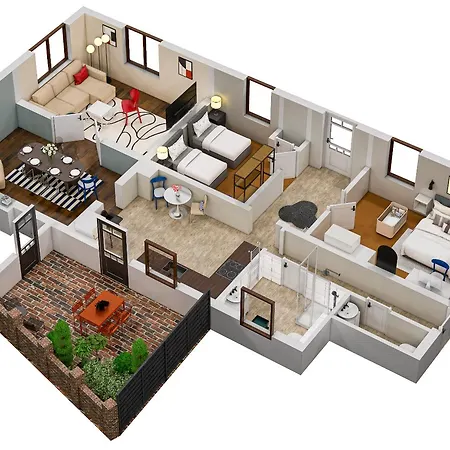 Linden Fuer Bis Zu 6 Personen Mit Parkplatz, Terrasse, 2 Baeder Und Babybett